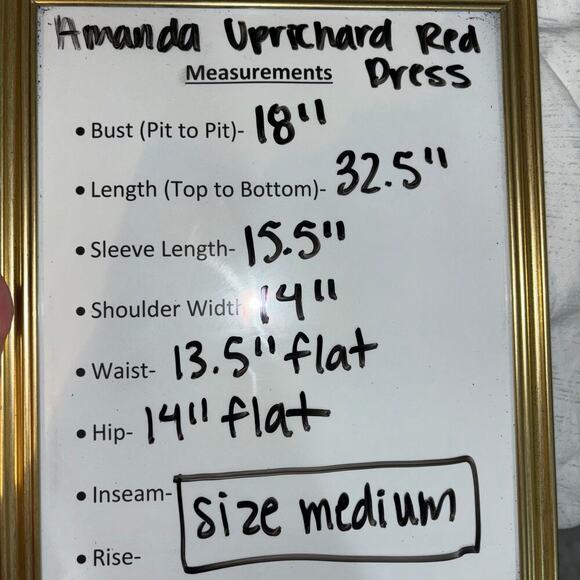 Amanda Uprichard Red Puff Sleeve Twist Front Mini Dress – Size Medium - Picture 15 of 15